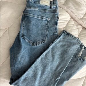 Express Women's Light Blue Skinny Jeans